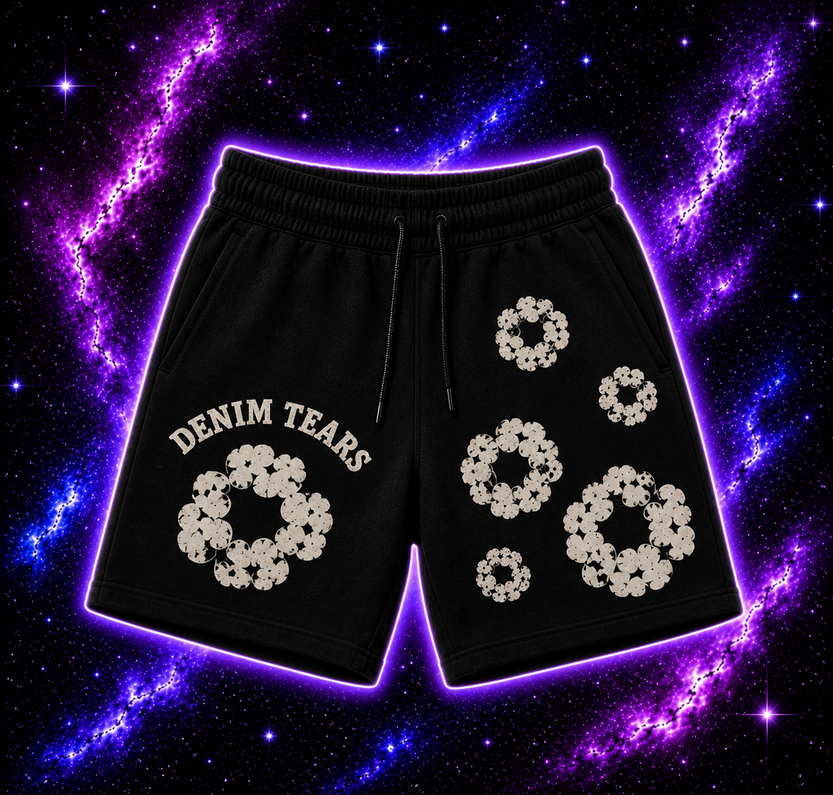 Denim Tear Sweat Shorts